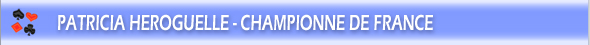 Bridge: Patricia Heroguelle championne de france